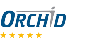 Orchid logo with five stars