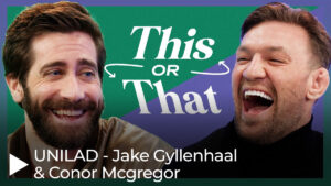 Indigo shot this social media video featuring This or That Jake Gyllenhaall and Conor Mcgregor